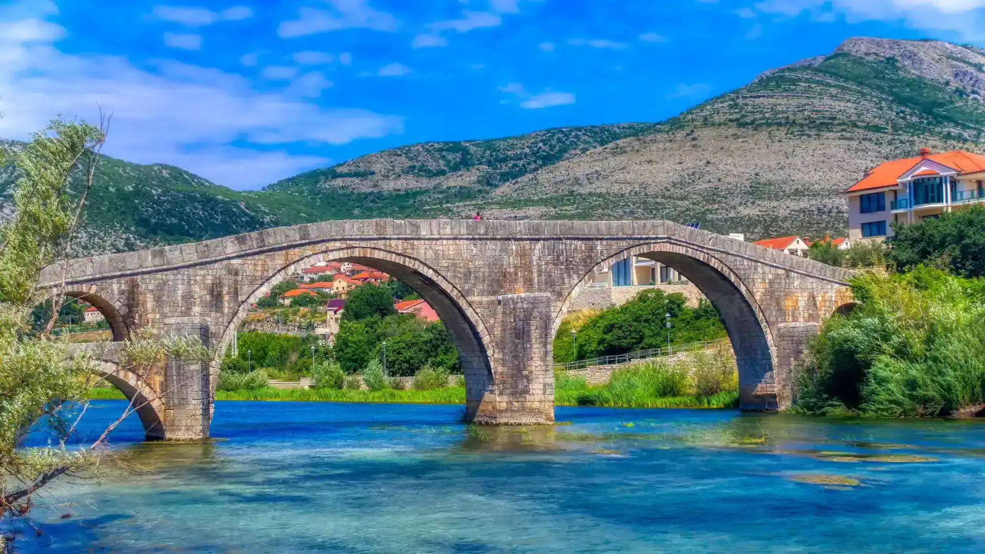 Arslanagica bridge is a historic stone bridge.